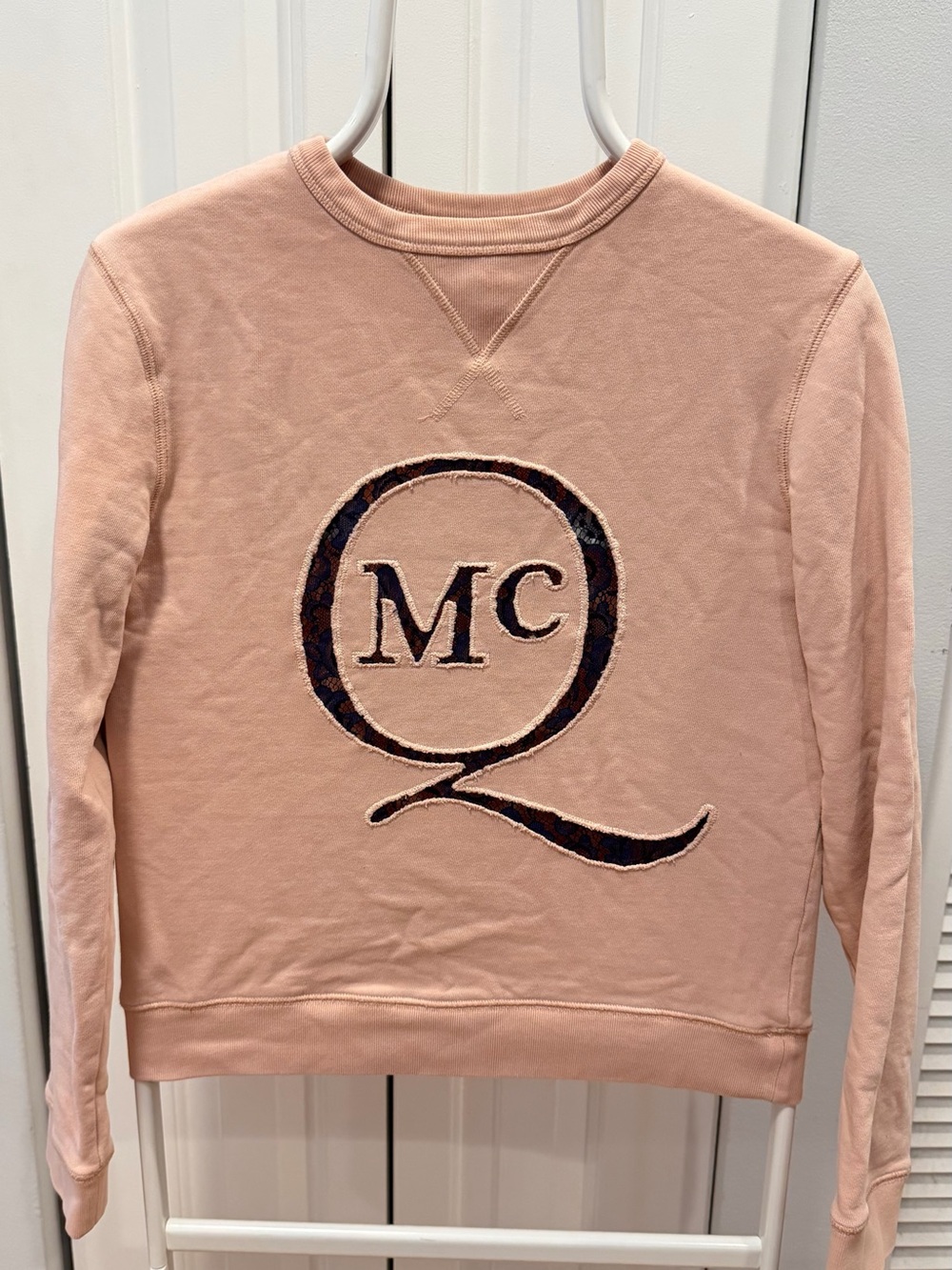 Alexander McQueen Logo Sweatshirt Women’s Pink Size S